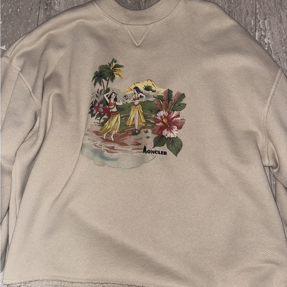 Moncler/palm angels collab sweatshirt